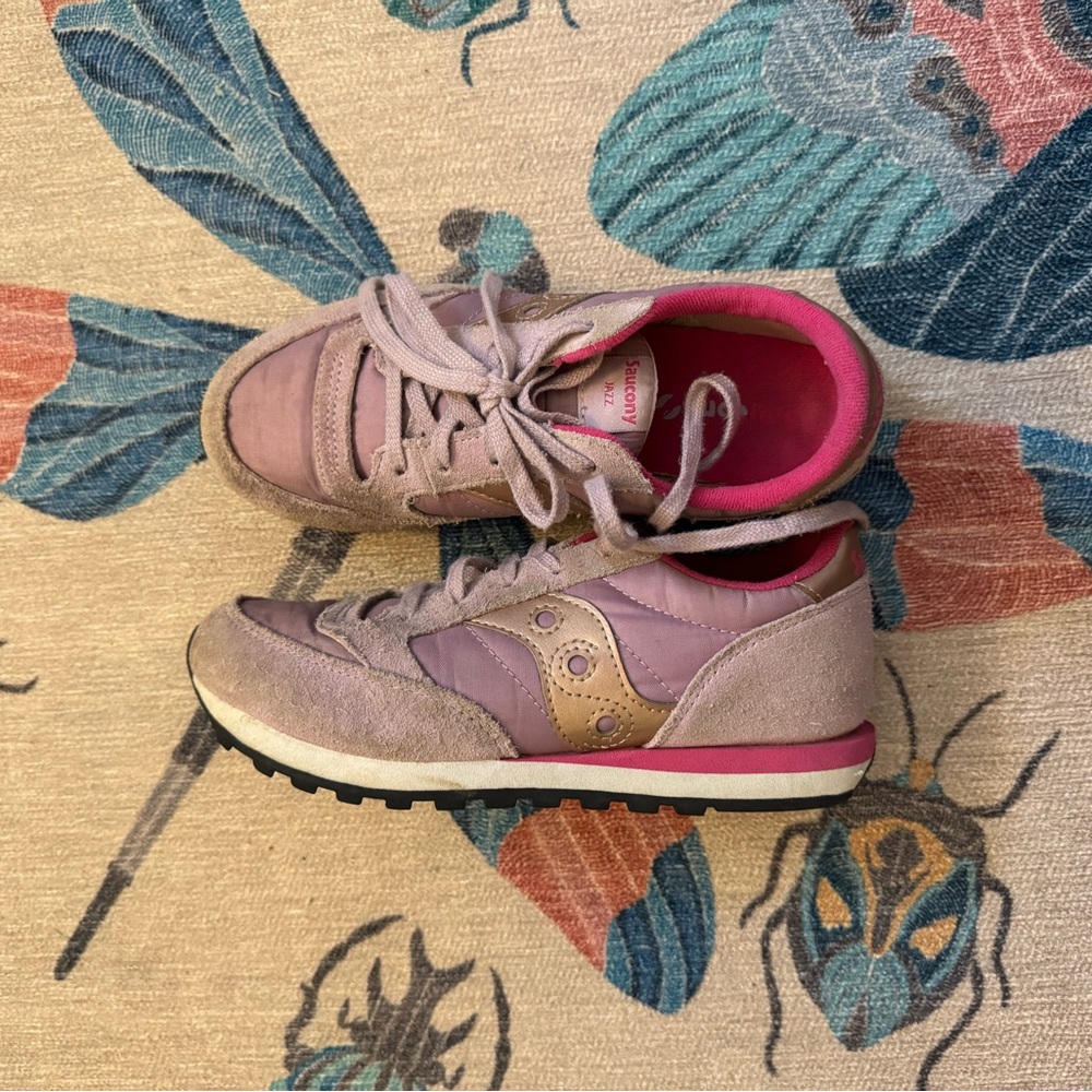Saucony Kids Shoes - Pink and Gold
